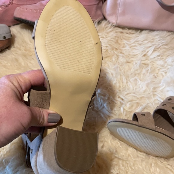 NEW JUSTFAB faux suede gladiator shoes - Picture 6 of 11